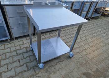 Stół Gastronomiczny Na Kołach Z Półką 80/70/90