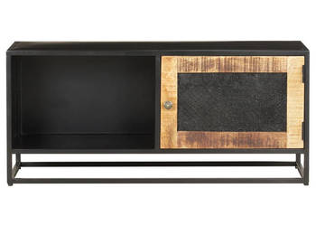 Szafka pod TV 90x30x40 cm surowe drewno mango WM-323150