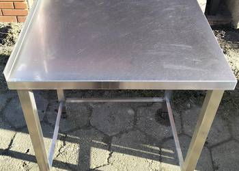 Stół gastronomiczny ze stali nierdzewnej 75x70x85