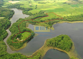 Jezioro Drawsko Cały półwysep Szymalów pow. 5.75ha