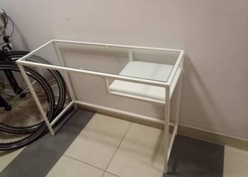 Biurko stolik Ikea VITTSJO Białe 100 x 74 x 36 cm