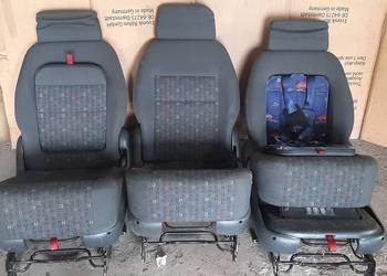 3 Fotele Volkswagen Sharan Mk1,Mk 2(1995-2010) oraz Seat Alhambra 1996-2010