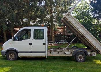 Renault Master HAK wywrotka kipper doka dubel kabina 7 osób