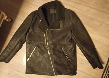 Rover island  kurtka damska biker jacket welurowa z futerkiem