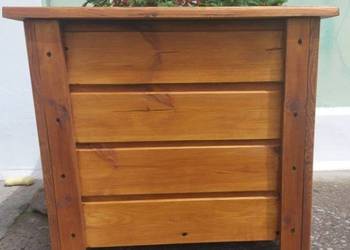 Donica drewniana ogrodowa