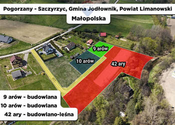 Działka budowlana, 9 arów, Pogorzany, Szczyrzyc