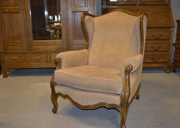 fotel ludwikowski . welwet .