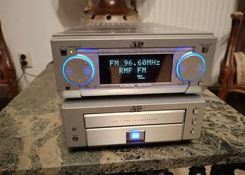 Zestaw JVC Amplituner RDS i Odtwarzacz CD, Aux