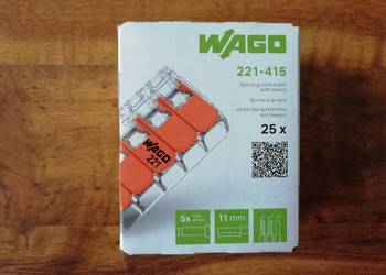 Szybkozłączki WAGO 221-415 paczka 25 szt.