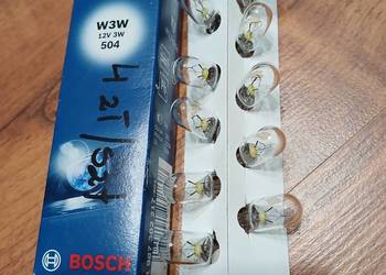 Żarówka BOSCH W3W 12V 3W W2.1x9.5d 1 987 302 217