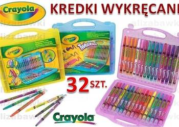 Crayola Duży Zestaw 32 szt Kredki Wykręcane Zakręcane