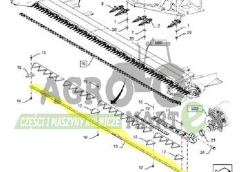 92208373 LISTWA NOŻOWA CNH