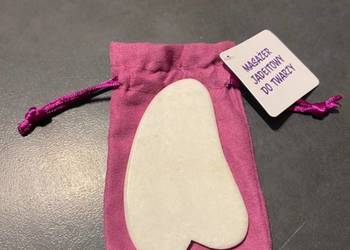Kamień masażer jadeitowy do twarzy gua sha