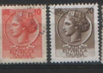 Zn. Włochy Mi 884, 5, 7, 9  kas 1953