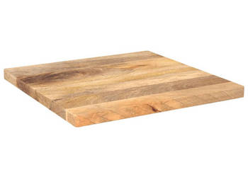 Blat stołu 40x40x25 cm kwadratowy lite drewno mango WM-371444