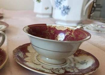 Filiżanka z talerzykiem. Koningl. pn. Tettau. Import