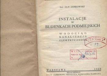 Instalacje w budynkach podmiejskich.Wodociąg, kanalizacj Instalacje w budynkach podmiejskich.Wodociąg, kanalizacj