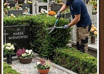 Estetyka grobu, zagospodarowanie otoczenia wokół pomnika, Wrocław