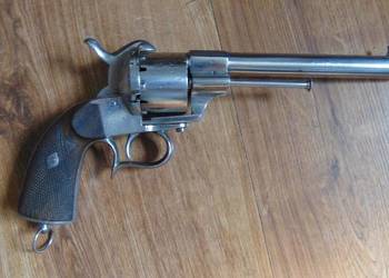 Wyjątkowy, duży rewolwer Lefaucheux M 1854, kaliber 12 mm Lefaucheux.