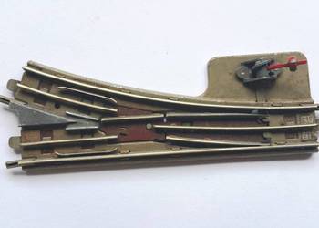 Zwrotnica stara metalowa tory specjalne H0 Triang Hornby