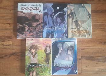 zestaw 5 książeczek manga "pokój w kolorach szczęścia" stan bdb