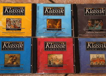 6x CD z muzyką Bach Telemann Beethoven Wagner Strauss Klassiksammlung