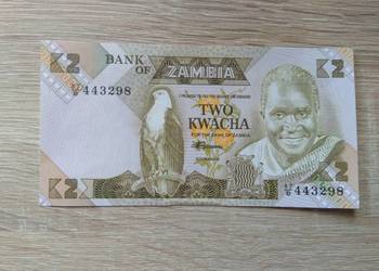 Banknot 2 kwacha Zambia