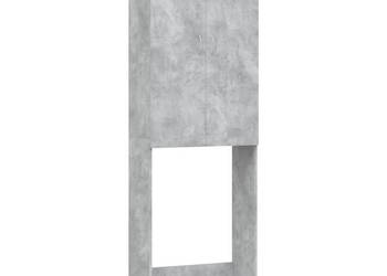 Szafka na pralkę szarość betonu 64 x 255 x 190 cm WM-808417