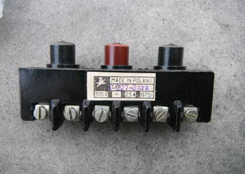 Przycisk sterowniczy N-227-3zrz Pokój 500V 2,5A Nowe