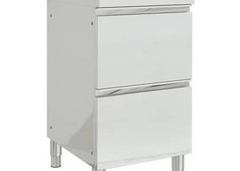 Szafka gastronomiczna z 2 szufladami stal nierdzewna WM-151178