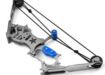 Łuk Bloczkowy | 20 cm | Metal | Brelok Miniłuk | Łucznictwo