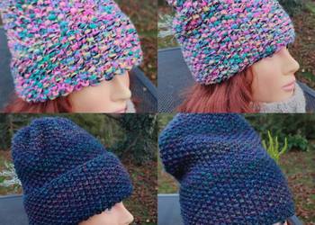 Czapki multikolor / handmade