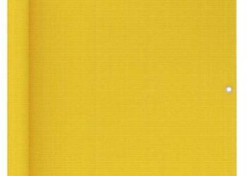 vidaXL Parawan balkonowy, żółty, 90x300 cm, HDPE(sku310996)
