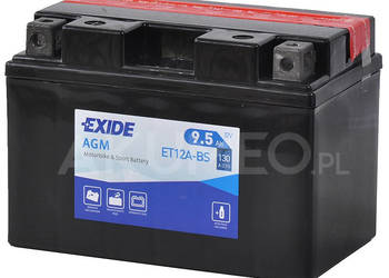 Akumulator 9.5Ah 130A 12V EXIDE ET12A-BS YT12A-BS