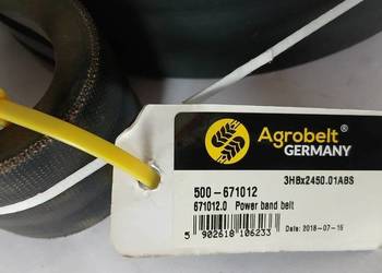 Pas klinowy Deutz Fahr , Claas 671012