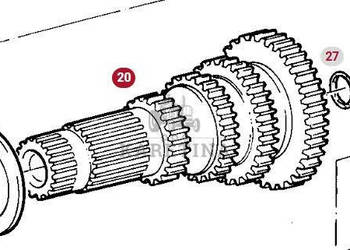 Fendt Favorit 514 Wał Skrzyni Biegów CZĘŚCI G514100080050