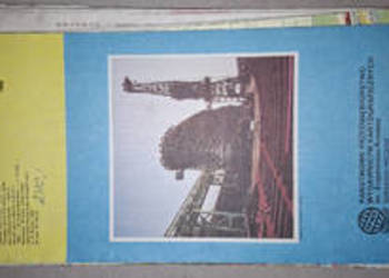 Unikatowy plan miasta Gdańska z 1989, oryginalna skala 1:15 000, stan dobry