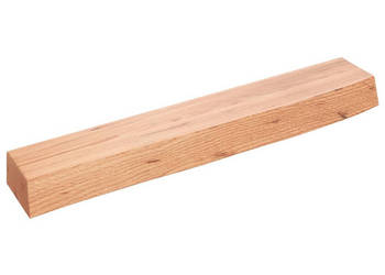 Półka jasnobrązowa 60x10x6 cm lakierowane lite drewno dębowe WM-363640