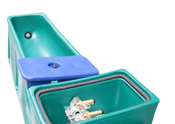 Poidło wannowe izolowane 320L mrozoodporne z tworzywa