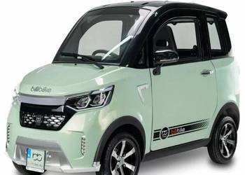 Czterokołowiec skuter elektryczny z dachem MICRO CAR BILI ECOMO 4 zielony