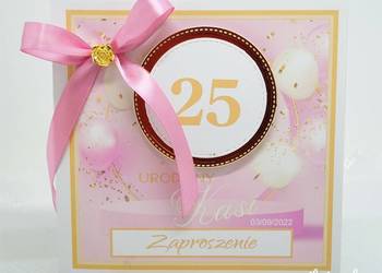Tanie Zaproszenia + Koperta / URODZiNY, HAPPY BIRTHDAY, ROCZ