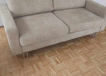 2 szt sofy, tapicerka irchopodobna, plamoodporna