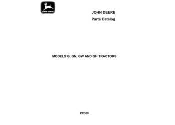 JOHN DEERE G,GN,GW,GH KATALOG CZESCI wysyłka