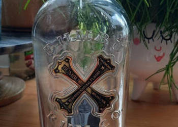 Butelka 0.7L rum Bumbu-24cm PUSTA Kolekcjonerska - real foto Butelka 0.7L rum Bumbu-24cm PUSTA Kolekcjonerska - real foto