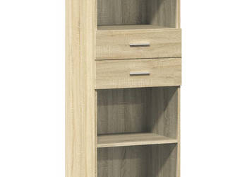 Wysoka szafka dąb sonoma 50x425x124 cm WM-846175