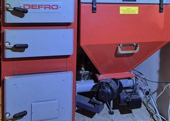 Kocioł piec CO z podajnikiem 28 kW DEFRO – Owies Pellet Ekogroszek