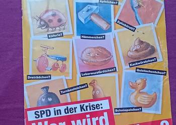 Niemiecki miesięcznik satyryczny Titanic, nr 6 - czerwiec 1993 r.