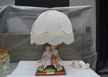 Lampka z Figurką Porcelanową*Wysokość 45 cm*Okazja*Olsztyn