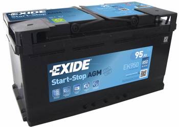 Akumulator  95Ah 850A EN EXIDE AGM START&STOP EK950