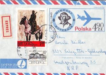 Kop.Lotn. Ck 57  Polska - RFN  1973